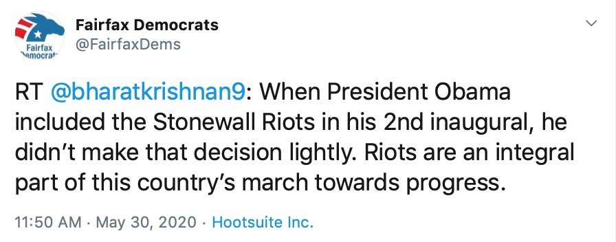 Democrats Declare “Riots Are An Integral Part Of This Country’s March Towards Progress”