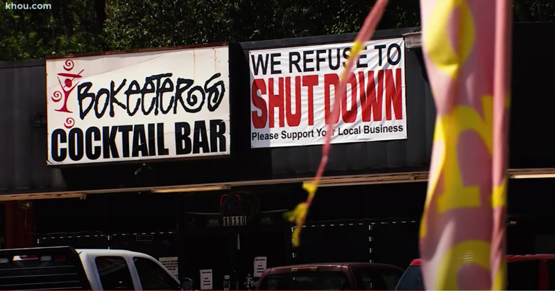 Come and Take It! Texas Bar Owner Refuses to Shut Down in Defiance of State Mandate